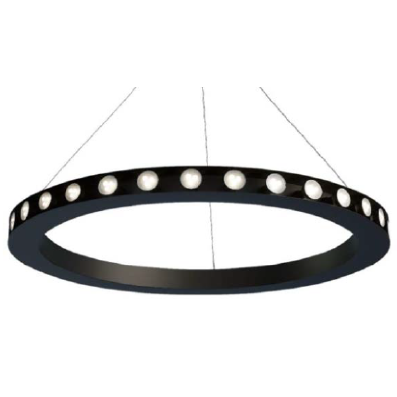 Підвісний світлодіодний LED світильник кільце для офісів і магазинів